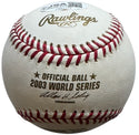 Mike Mussina Autographed 2003 World Series Baseball (JSA)