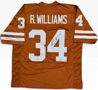 Ricky Williams Autographed Custom Texas Longhorns Jersey (SWAU Witness)