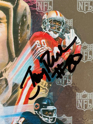 Jerry Rice Autographed Wheaties 75th Anniversary Cereal Box