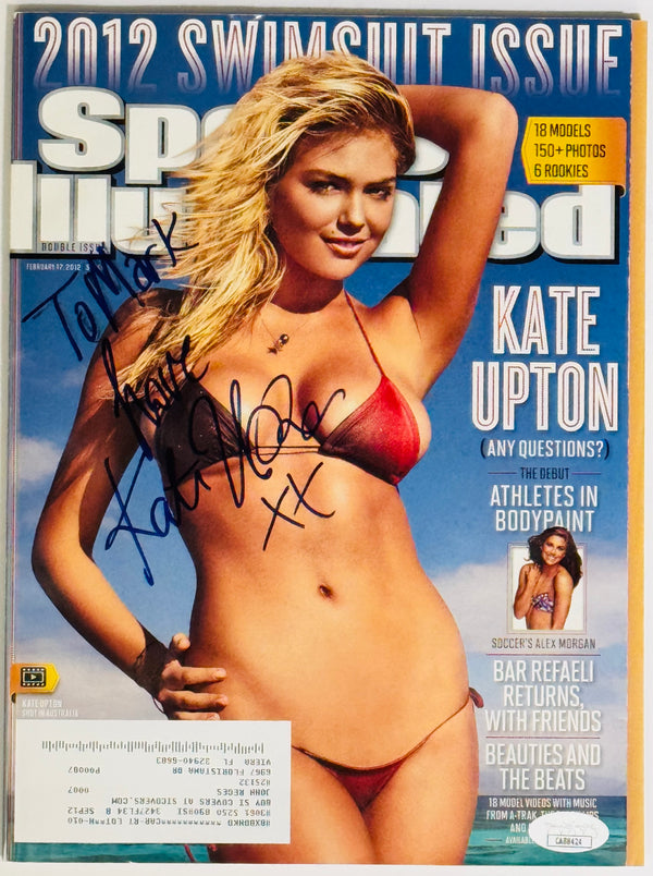 Kate Upton Autographed Sports Illustrated Swimsuit Issue February 12 2012 (JSA)