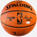 Magic Johnson Autographed Spalding Basketball (JSA)