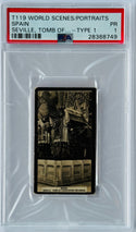 T119 World Scenes/Portraits Spain Piedmont Cigarettes Tobacco Card PSA PR1