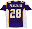 Adrian Peterson Autographed Custom Vikings Jersey (Beckett Witness)