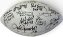 Pro Football Hall Of Fame Signed Wilson Football Classic Enshrinee Golf VIII