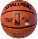 Bam Adebayo Autographed Heat Spalding Basketball (JSA Witness)