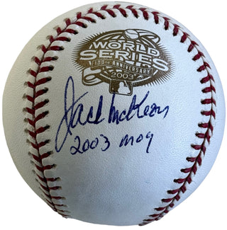 Jack McKeon Autographed 2003 Official World Series Baseball