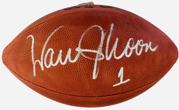 Warren Moon Autographed Official NFL Football (JSA)