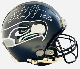 Shaquem & Shaquill Griffin Autographed Seahawks Full Size Helmet (JSA)