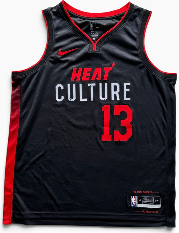 Bam Adebayo Autographed Nike Heat Culture Swingman Jersey (JSA)