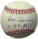Gene Tenace Autographed Official Major League Baseball (Tristar)