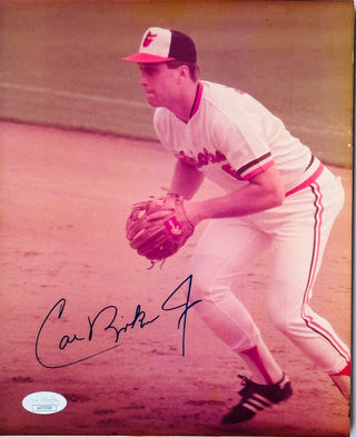 Cal Ripken Jr. Autographed 8x10 Baseball Photo (JSA)