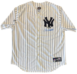 Andy Pettitte Autographed Authentic Majestic Pinstripe Jersey (Steiner/MLB)