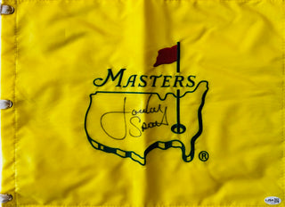 Jordan Spieth Autographed Masters Flag (JSA)