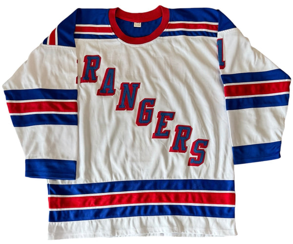 Ed Giacomin Autographed New York Rangers Custom Jersey (JSA