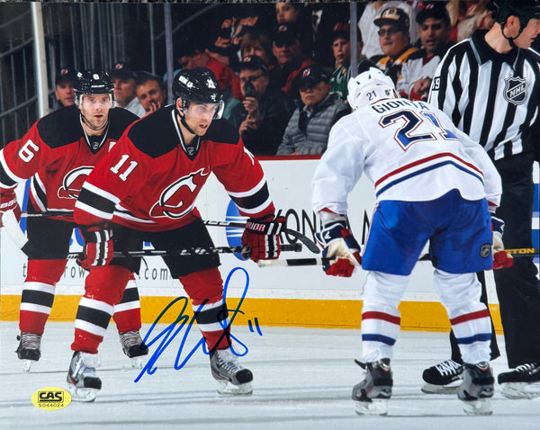 Stefan Noesen Autographed Devils 8x10 Hockey Photo