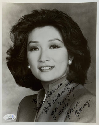 Connie Chung Autographed 8x10 Celebrity Photo (JSA)