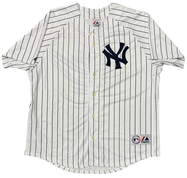 Whitey Ford Autographed New York Yankees Majestic Pinstripe Jersey (Tristar)