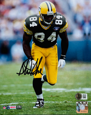 Sterling Sharpe Autographed 8x10 Football Photo (Beckett Witness)