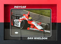 Dan Wheldon Autographed 8x12 Racing Photo Framed (JSA)
