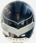 Shaquem & Shaquill Griffin Autographed Seahawks Full Size Helmet (JSA)