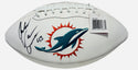 Andrew Van Ginkel Autographed Dolphins White Panel Football (Beckett)