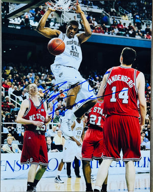 Derrick Favors Autographed 11x14 Basketball Photo