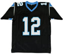 DJ Moore Autographed Panthers Custom Jersey (Beckett)