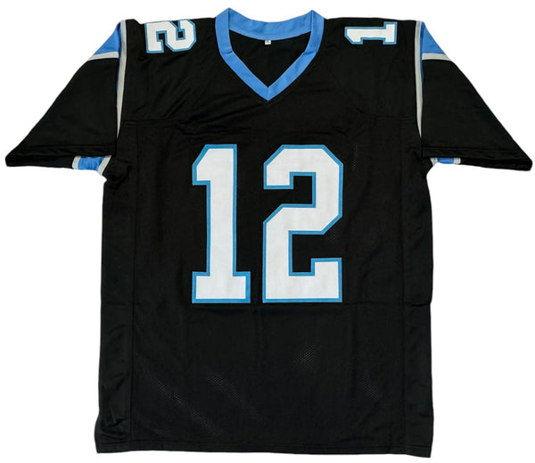 DJ Moore Autographed Panthers Custom Jersey (Beckett)