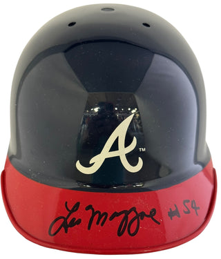 Lee Mazzone Autographed Atlanta Braves Mini Helmet