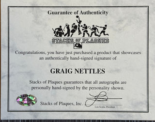 Craig Nettles Autographed Yankees 11x14 Photo (Stacks Of Plaques)