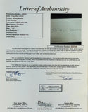 Mickey Mantle Autographed 3x5 Index Card Framed (JSA)
