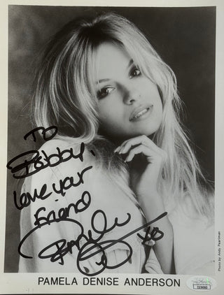 Pamela Anderson Autographed 8x10 Celebrity Photo (JSA)