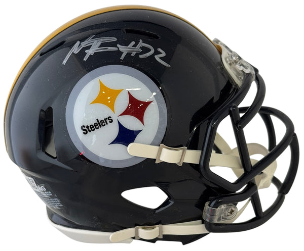 Najee Harris Autographed Pittsburgh Steelers Mini Helmet (Fanatics)