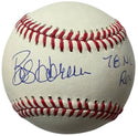 Bob Horner Autographed Official Major League Baseball (TriStar)