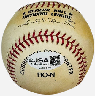 Greg Maddux Autographed Official National League Baseball (JSA)