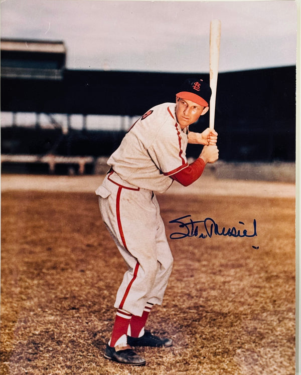 Stan Musial Autographed 8x10 Baseball Photo