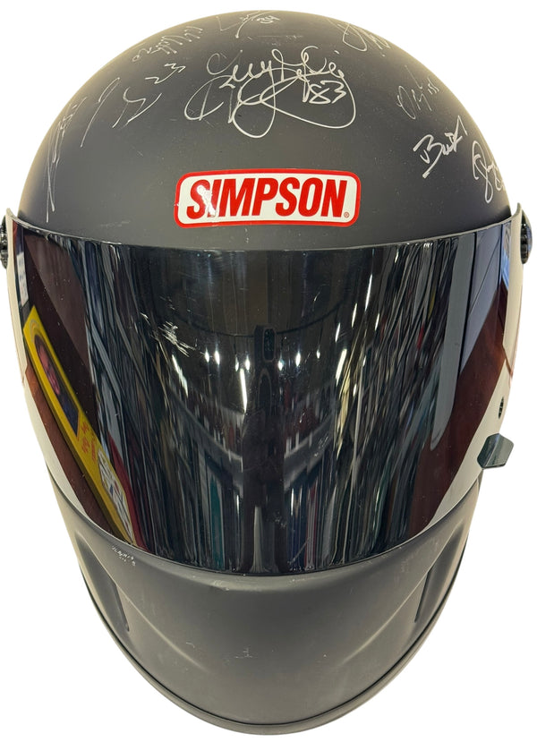 Nascar Autographed Simpson Full Size Replica Multi Signed Helmet
