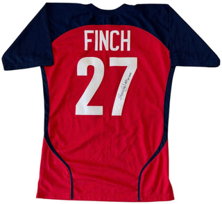 Jennie Finch Autographed Custom Olympic Jersey XL (JSA)