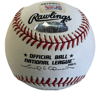 Bill Mazeroski Autographed Official National League Baseball (Beckett)