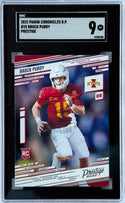 Brock Purdy 2022 Panini Chronicles Prestige Draft Picks Rookie Card #25 SGC 9