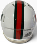 Darian Mensah autographed Hurricanes Speed Mini Helmet (JSA)