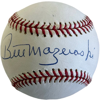 Bill Mazeroski Autographed Official National League Baseball (Beckett)