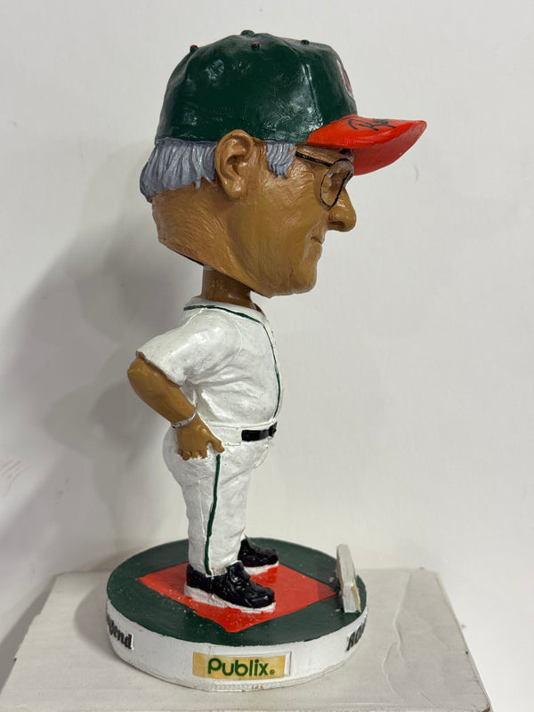 Ron Fraser Autographed Miami Hurricanes Bobblehead (JSA)