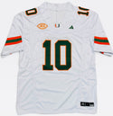 Darian Mensah autographed Miami Hurricanes Authentic Adidas Jersey (JSA)