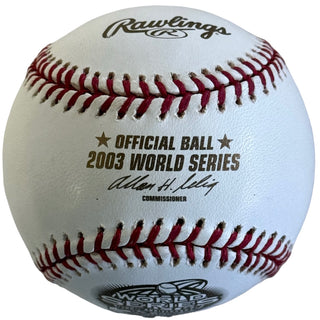 Brad Penny Autographed 2003 Official World Series Baseball (Beckett)