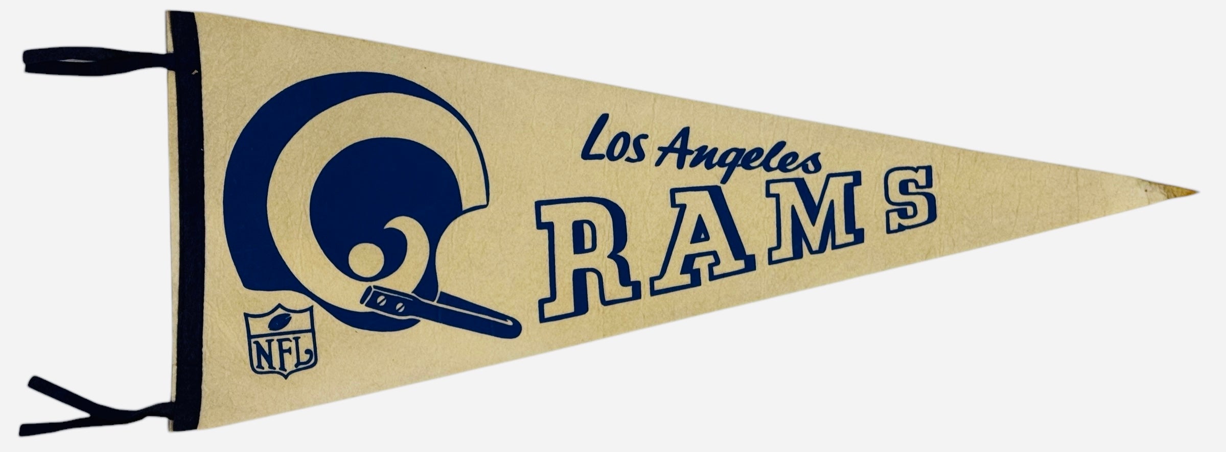 1960's Los Angeles Rams Vintage Pennant Banner | Hollywood Collectibles