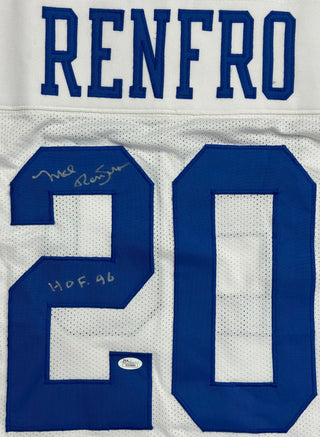 Mel Renfro Autographed Dallas Cowboys Custom Jersey (JSA Witness)