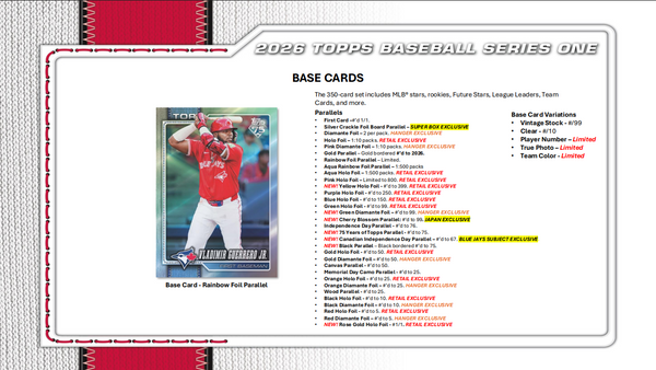2026 Topps Series 1 Baseball Tin