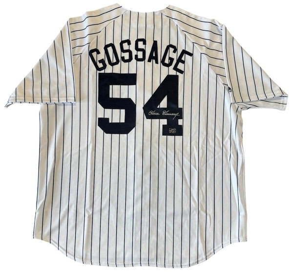 Goose Gossage Autographed Authentic Majestic Pinstripe Jersey