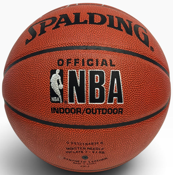 Michael Jordan Dennis Rodman & Scottie Pippen Signed Spalding Basketball (JSA)